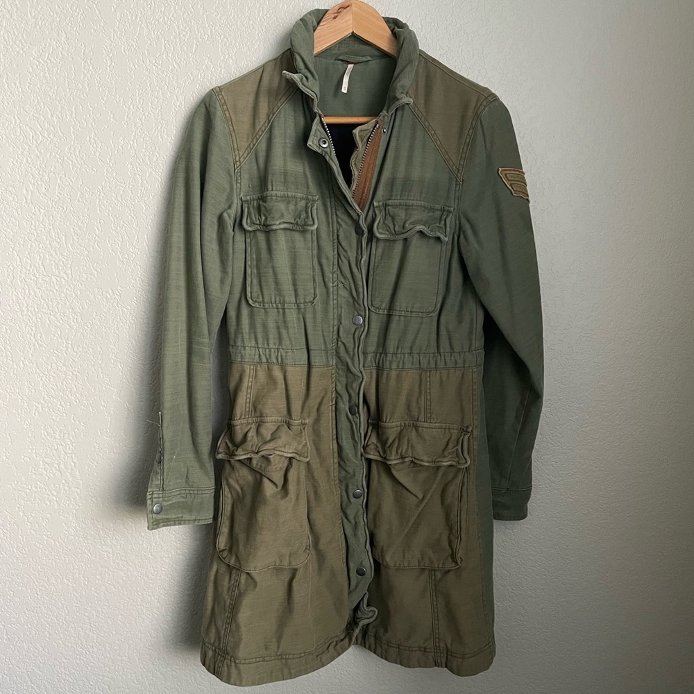 Free People Army Surplus Military Jacket XS